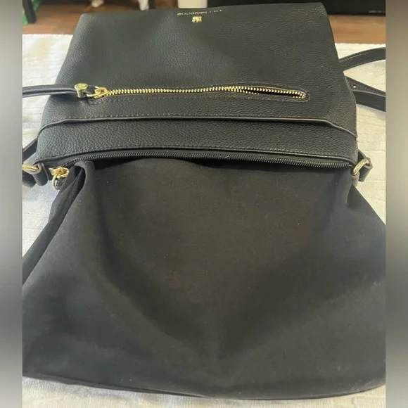 Liz Claiborne Crossbody Handbag Black Faux Pebble Leather
Shoulder Bag - EUC - Picture 13 of 16